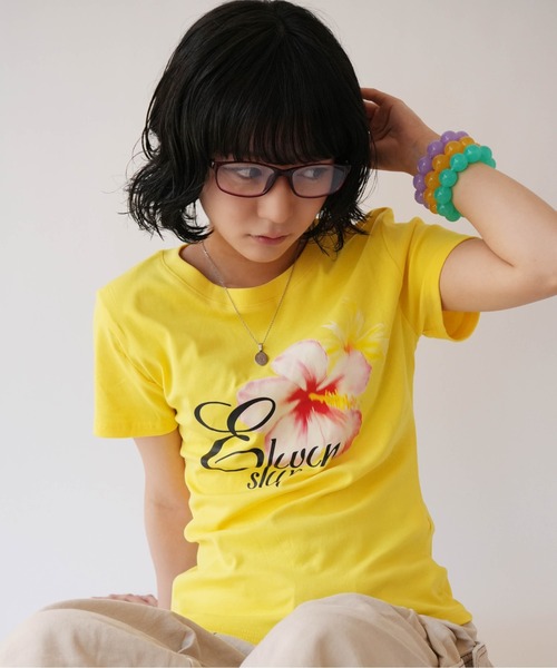 SORUTT（ソルト）の「【 SORUTT / ソルト 】 カラーグロウ ベーシックTシリーズ #（Tシャツ/カットソー・レディース・オレンジ/イエロー/ホワイト・FREE）」の3枚目の写真