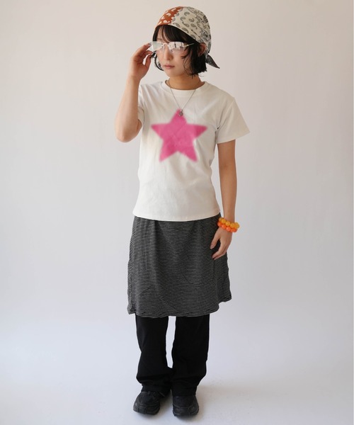 SORUTT（ソルト）の「【 SORUTT / ソルト 】 カラーグロウ ベーシックTシリーズ #（Tシャツ/カットソー・レディース・オレンジ/イエロー/ホワイト・FREE）」の10枚目の写真