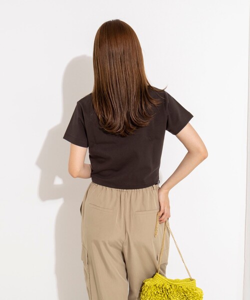 NOLLEY’S(ノーリーズ)の「【nolnol/ノルノル】ウォッシャブルスキッパーショートポロTee(ポロシャツ・レディース・ホワイト/ライトグリーン/ブラウン・38)」の14枚目の写真
