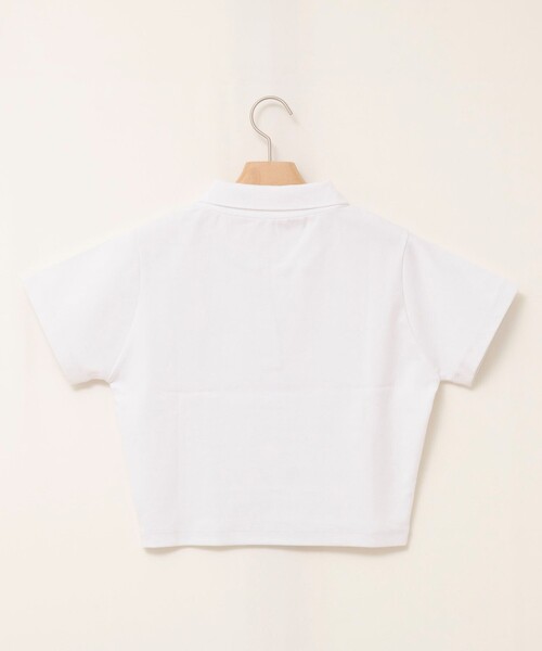 NOLLEY’S(ノーリーズ)の「【nolnol/ノルノル】ウォッシャブルスキッパーショートポロTee(ポロシャツ・レディース・ホワイト/ライトグリーン/ブラウン・38)」の18枚目の写真