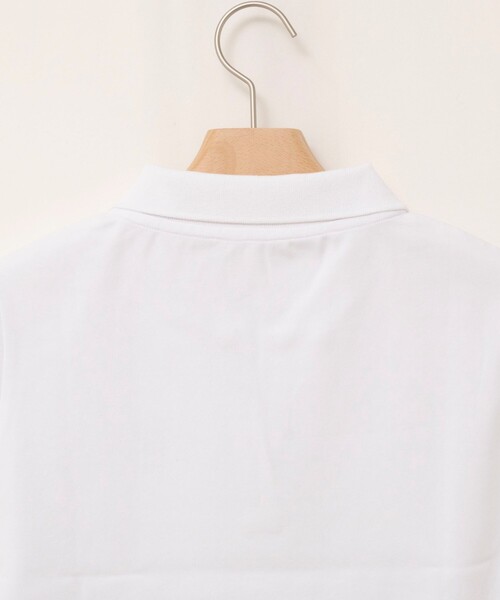 NOLLEY’S(ノーリーズ)の「【nolnol/ノルノル】ウォッシャブルスキッパーショートポロTee(ポロシャツ・レディース・ホワイト/ライトグリーン/ブラウン・38)」の19枚目の写真