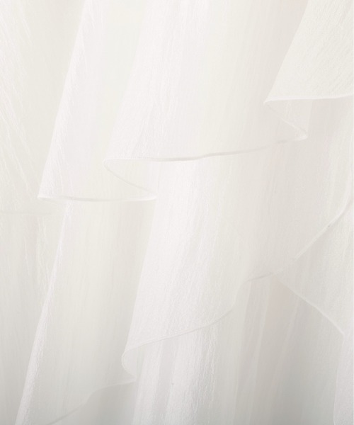 JILL by JILL STUART（ジルバイジルスチュアート）の「縦ラッフルシアースカート（スカート・レディース・ブラック系その他/ピンク/ホワイト・FREE）」の21枚目の写真