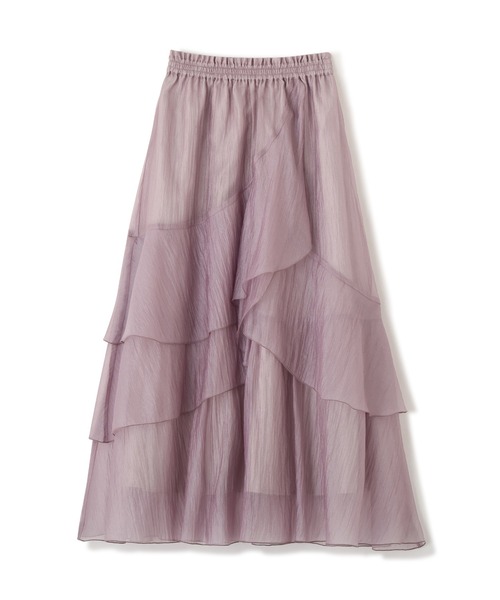 JILL by JILL STUART（ジルバイジルスチュアート）の「縦ラッフルシアースカート（スカート・レディース・ブラック系その他/ピンク/ホワイト・FREE）」の22枚目の写真