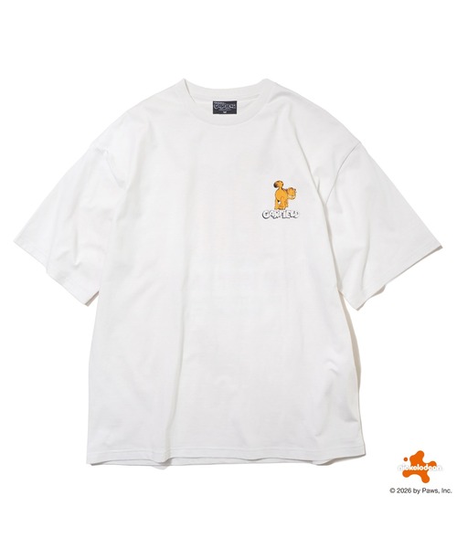 BENCH'S SELECT（ベンチセレクト）の「【GARFIELD】ガーフィールド グラフィックT 半袖 ユニセックス（Tシャツ/カットソー・メンズ・ホワイト/ブラック・MEDIUM/SMALL/LARGE）」の5枚目の写真