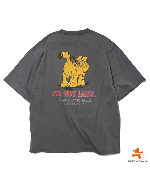 BENCH'S SELECT(ベンチセレクト)の「【GARFIELD】ガーフィールド グラフィックT 半袖 ユニセックス(Tシャツ/カットソー・メンズ・ホワイト/ブラック・MEDIUM/SMALL/LARGE)」の7枚目の写真