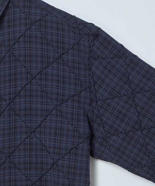 Beyond Closet（-）の「[COLLECTION LINE] アルチザンステッチチェックシャツ ネイビー（シャツ/ブラウス・メンズ・その他・MEDIUM/LARGE）」の4枚目の写真