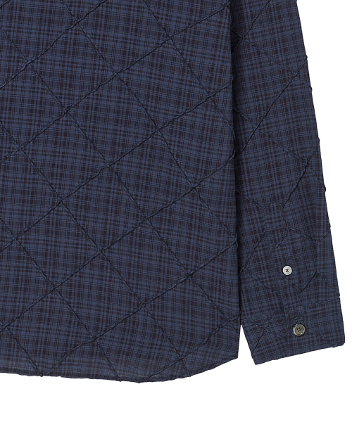 Beyond Closet（-）の「[COLLECTION LINE] アルチザンステッチチェックシャツ ネイビー（シャツ/ブラウス・メンズ・その他・MEDIUM/LARGE）」の3枚目の写真