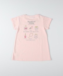 Right-on | VIVIAN BLUE(ヴィヴィアンブルー)接触冷感チュニックＴシャツ(Tシャツ/カットソー)