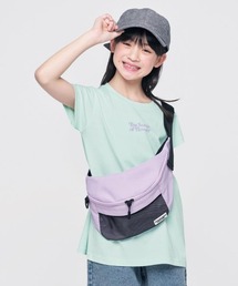 Right-on | 【VIVIAN BLUE】接触冷感チュニックTシャツ (Aライン / ガーリー / パステル / 通園通学 / 女の子)(Tシャツ/カットソー)