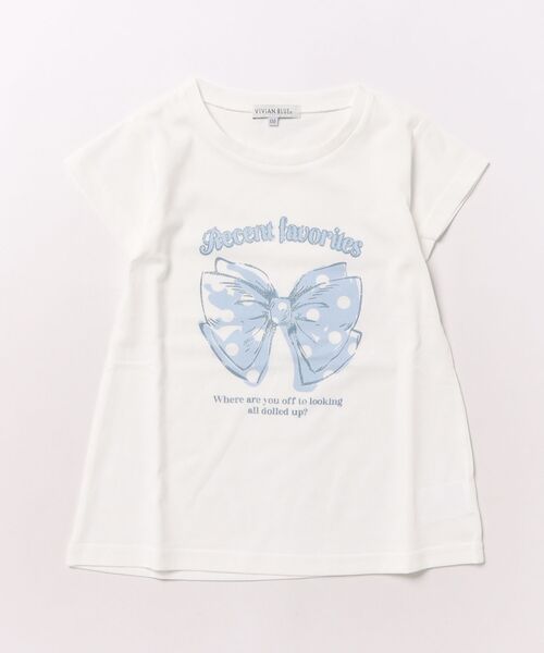 Right-on(ライトオン)の「【VIVIAN BLUE】接触冷感チュニックTシャツ (Aライン / ガーリー / パステル / 通園通学 / 女の子)(Tシャツ/カットソー・キッズ・イエロー/ライム/ピンク/ホワイト・110/130/140/150/160/120)」の19枚目の写真