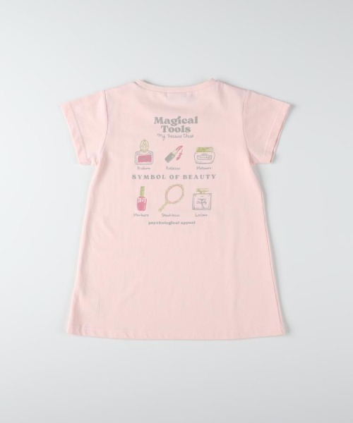 Right-on(ライトオン)の「【VIVIAN BLUE】接触冷感チュニックTシャツ (Aライン / ガーリー / パステル / 通園通学 / 女の子)(Tシャツ/カットソー・キッズ・イエロー/ライム/ピンク/ホワイト・110/130/140/150/160/120)」の20枚目の写真