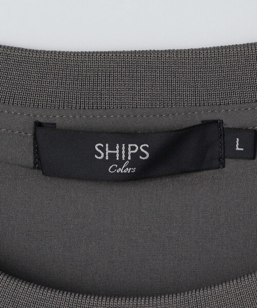 SHIPS Colors(シップス カラーズ)の「SHIPS Colors:〈接触冷感〉ナイロン フハク Tシャツ(Tシャツ/カットソー・メンズ・グレー/ダークグレー/ブラック・MEDIUM/LARGE/X-LARGE)」の11枚目の写真