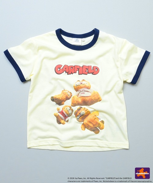MARKEY'S(マーキーズ)の「【別注】GARFIELD プリント半袖Tシャツ/おとな(Tシャツ/カットソー・レディース・イエロー/オフホワイト/ホワイト・180cm/160cm)」の4枚目の写真