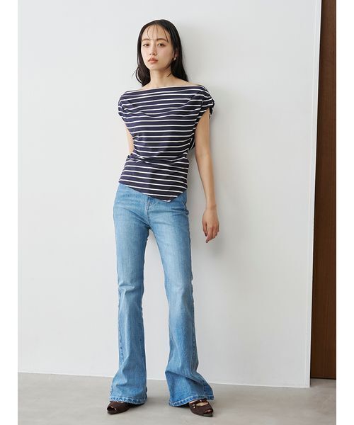 SNIDEL(スナイデル)の「【接触冷感】アシメドレープカットソー(Tシャツ/カットソー・レディース・ブラウン/イエロー/その他/ホワイト・F)」の13枚目の写真