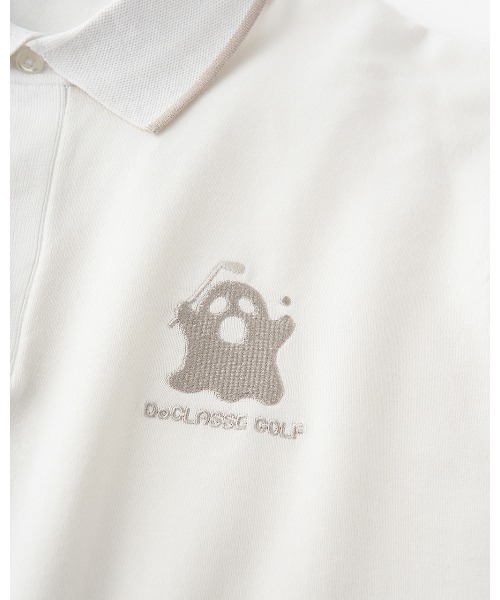 DoCLASSE（ ドゥクラッセ）の「ゴルフ・ニットポロ（Tシャツ/カットソー・メンズ・ダークグレー/ネイビー/ホワイト・LL/3L/M/L）」の5枚目の写真