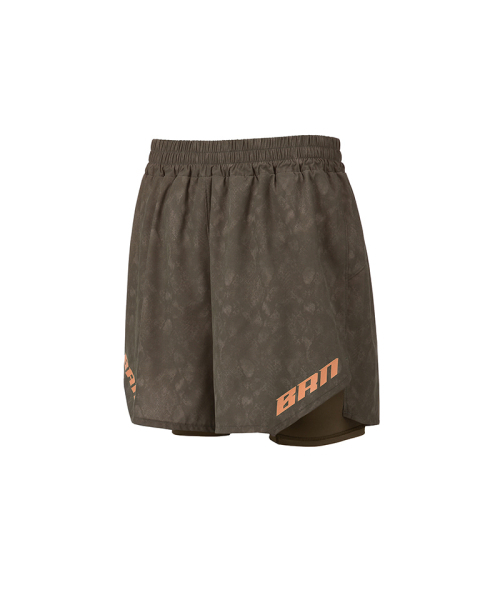 BORN TO WIN（ボーントゥウィン）の「BRN PYTHON PATTERN 2 IN 1 SHORTS [BROWN]（その他パンツ・メンズ・その他・3/2/1）」の2枚目の写真