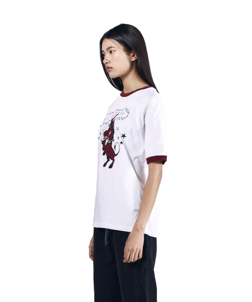 AAKAM（アーカム）の「Bad Horse Ringer Top (White)（Tシャツ/カットソー・レディース・その他・2/1/3）」の11枚目の写真