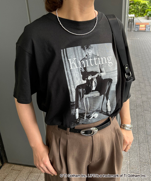 GOOD ROCK SPEED(グッドロックスピード)の「《追加4》GOOD ROCK SPEED SLOBE別注 LIFE PC PHOTO TEE1(Tシャツ/カットソー・レディース・ホワイト/ブラック・FREE)」の17枚目の写真