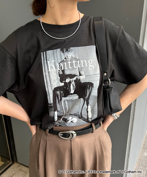 GOOD ROCK SPEED(グッドロックスピード)の「《追加4》GOOD ROCK SPEED SLOBE別注 LIFE PC PHOTO TEE1(Tシャツ/カットソー・レディース・ホワイト/ブラック・FREE)」の18枚目の写真