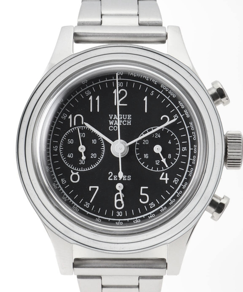 VAGUE WATCH CO.（ヴォーグウォッチカンパニー）の「VAGUE WATCH CO. 2 EYES Black（アナログ腕時計・レディース・シルバー・FREE）」の2枚目の写真