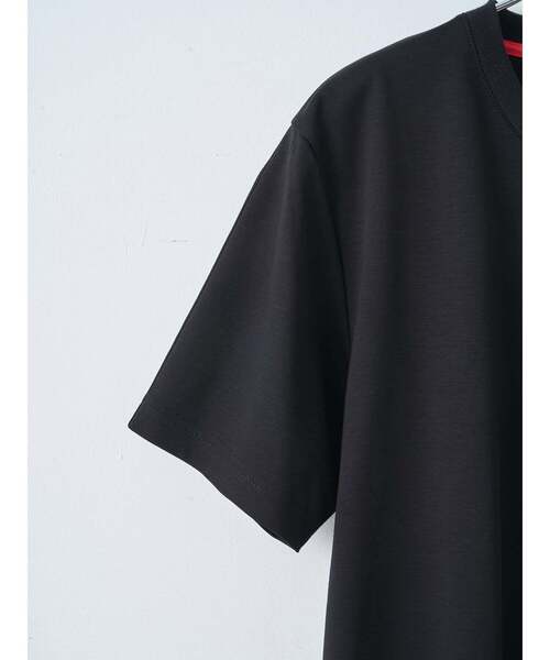 TRANSITION(トランジション)の「【TRANSITION】フライス切り替えクルーネックTEE(Tシャツ/カットソー・メンズ・ブラック/ホワイト・2/3)」の8枚目の写真