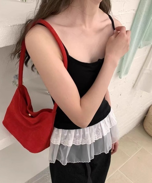 Vipoa(ヴィポア)の「Frill layer button up camisole(キャミソール・レディース・ブラック系その他/ホワイト系その他/ブラック/ホワイト・FREE)」の21枚目の写真