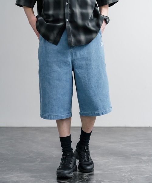 セール】THE NORTH FACE WHITE LABEL BRIS DENIM SHORTS ロゴ刺繍