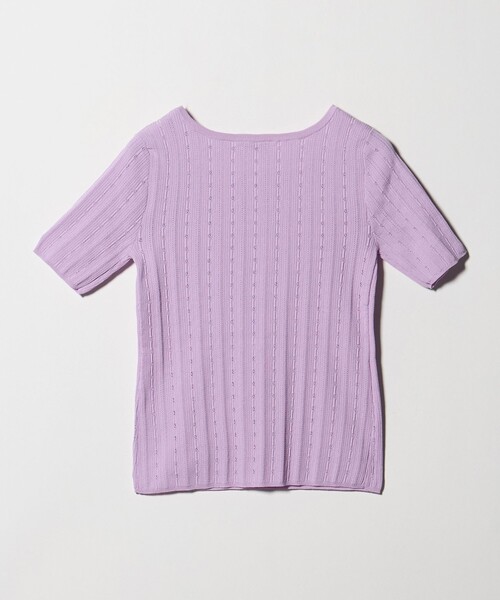 Steven Alan(スティーブンアラン)の「<Steven Alan>アイレット リブ ヘンリーネック プルオーバー(ニット/セーター・レディース・グレー系/ピンク・FREE)」の12枚目の写真