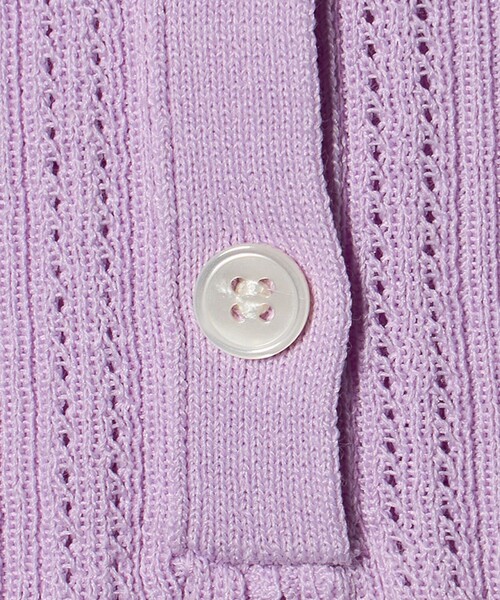 Steven Alan(スティーブンアラン)の「<Steven Alan>アイレット リブ ヘンリーネック プルオーバー(ニット/セーター・レディース・グレー系/ピンク・FREE)」の15枚目の写真