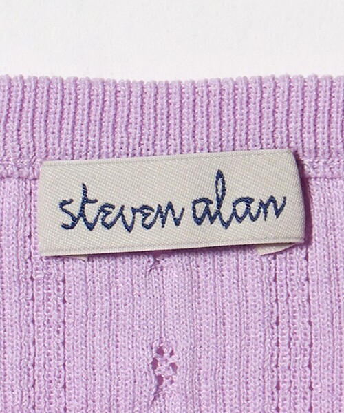 Steven Alan(スティーブンアラン)の「<Steven Alan>アイレット リブ ヘンリーネック プルオーバー(ニット/セーター・レディース・グレー系/ピンク・FREE)」の17枚目の写真