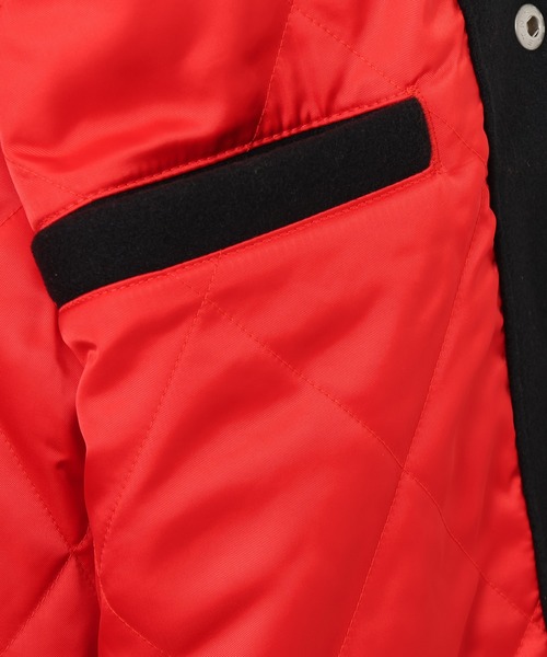 JORDAN BRAND（ジョーダンブランド）の「JORDAN BRAND M J FLT VARSITY JKT / ジョーダン ブランド FLT ヴァーシティ ジャケット/NIKE【SP】（スタジャン・メンズ・ブラック・S/M/L/XL/XXL）」の7枚目の写真