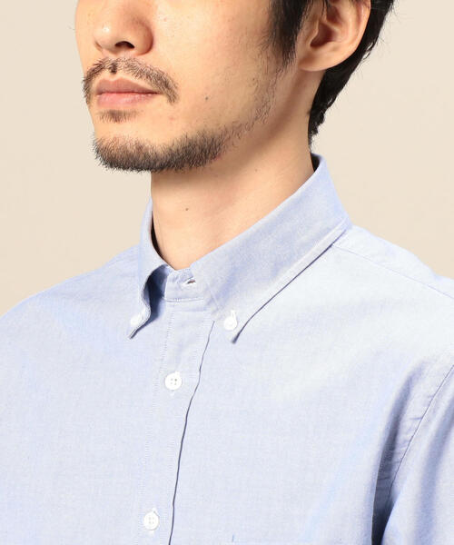 BEAUTY&YOUTH UNITED ARROWS(ビューティーアンドユースユナイテッドアローズ)の「BY スーピマ オックスフォード シャツ -MADE IN JAPAN- ◇:(シャツ/ブラウス・メンズ・ホワイト/ライトブルー/ネイビー/ライトピンク・X-LARGE/LARGE/MEDIUM/X-SMALL/SMALL)」の9枚目の写真