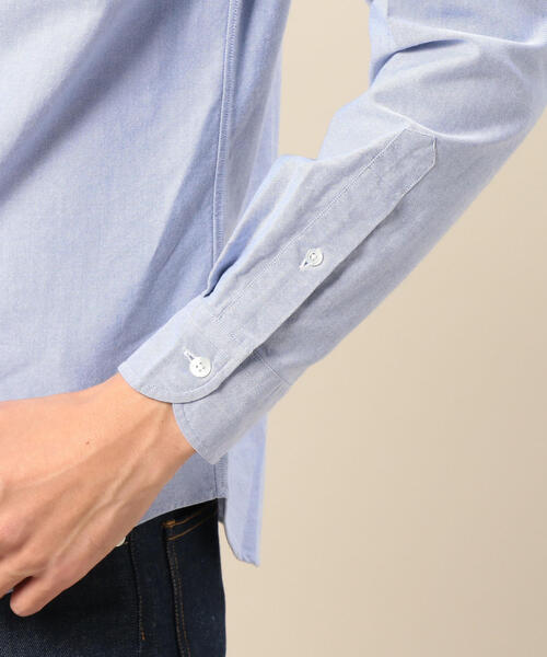 BEAUTY&YOUTH UNITED ARROWS(ビューティーアンドユースユナイテッドアローズ)の「BY スーピマ オックスフォード シャツ -MADE IN JAPAN- ◇:(シャツ/ブラウス・メンズ・ホワイト/ライトブルー/ネイビー/ライトピンク・X-LARGE/LARGE/MEDIUM/X-SMALL/SMALL)」の10枚目の写真