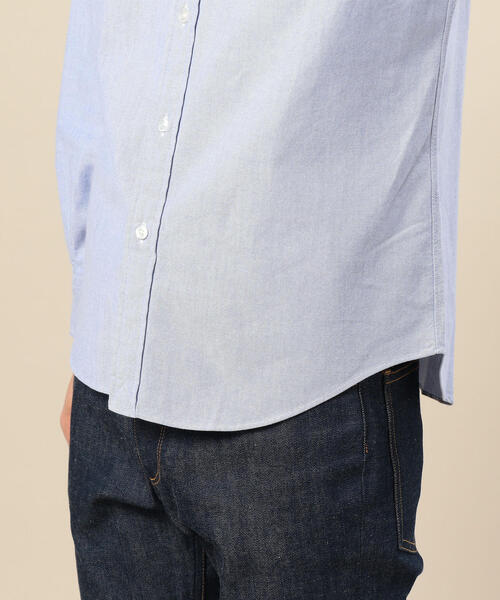 BEAUTY&YOUTH UNITED ARROWS(ビューティーアンドユースユナイテッドアローズ)の「BY スーピマ オックスフォード シャツ -MADE IN JAPAN- ◇:(シャツ/ブラウス・メンズ・ホワイト/ライトブルー/ネイビー/ライトピンク・X-LARGE/LARGE/MEDIUM/X-SMALL/SMALL)」の11枚目の写真