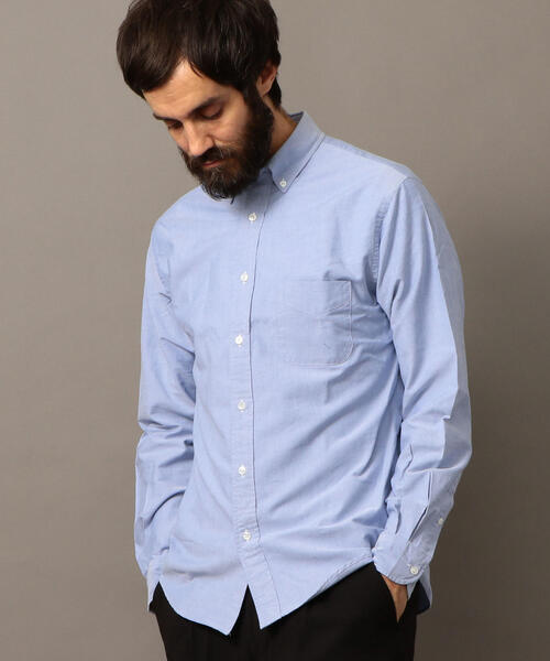 BEAUTY&YOUTH UNITED ARROWS(ビューティーアンドユースユナイテッドアローズ)の「BY スーピマ オックスフォード シャツ -MADE IN JAPAN- ◇:(シャツ/ブラウス・メンズ・ホワイト/ライトブルー/ネイビー/ライトピンク・X-LARGE/LARGE/MEDIUM/X-SMALL/SMALL)」の20枚目の写真