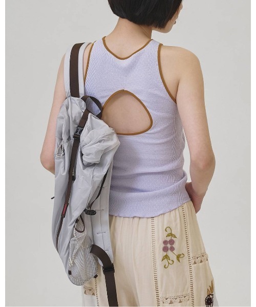 TODAYFUL（トゥデイフル）の「Cupin Piping Tanktop 12610615（タンクトップ・レディース・ネイビー/ライトブルー/オフホワイト/ベージュ・FREE）」の7枚目の写真