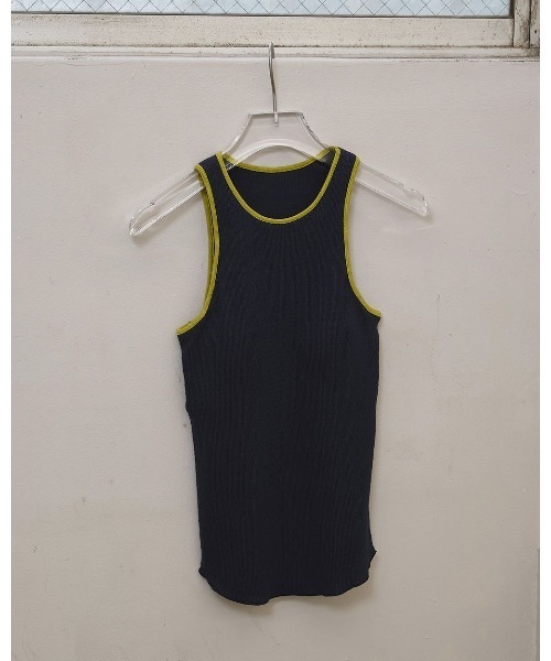 TODAYFUL（トゥデイフル）の「Cupin Piping Tanktop 12610615（タンクトップ・レディース・ネイビー/ライトブルー/オフホワイト/ベージュ・FREE）」の15枚目の写真