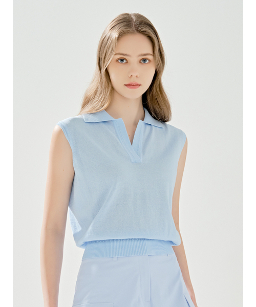 LORDLOAR(ロードロアル)の「シグニチャーサマーコラナシニットS/ブルー(ニット/セーター・レディース・その他・SMALL/MEDIUM)」の1枚目の写真