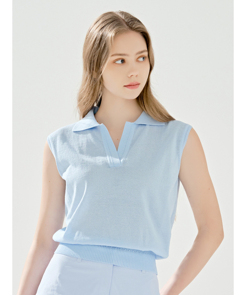 LORDLOAR(ロードロアル)の「シグニチャーサマーコラナシニットS/ブルー(ニット/セーター・レディース・その他・SMALL/MEDIUM)」の2枚目の写真