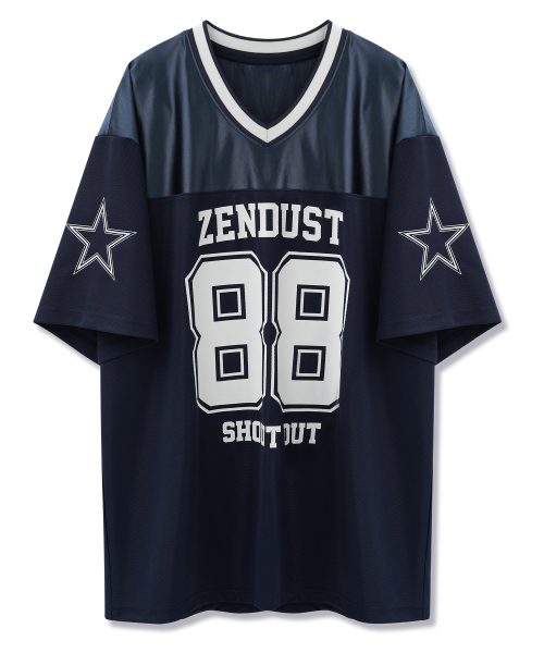ZENDUST(ジェンダスト)の「Glow Squad Football Jersey T-shirt WHITE(Tシャツ/カットソー・レディース・ホワイト・MEDIUM/LARGE)」の6枚目の写真