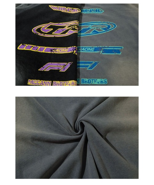 mushwear(マッシュウェア)の「レーシングレイヤードロンT(Tシャツ/カットソー・メンズ・ブラック・XX-LARGE/X-LARGE/LARGE/MEDIUM)」の9枚目の写真