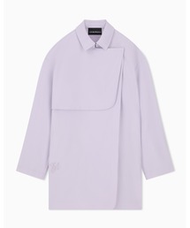 EMPORIO ARMANI｜エンポリオ アルマーニのトレンチコート（パープル