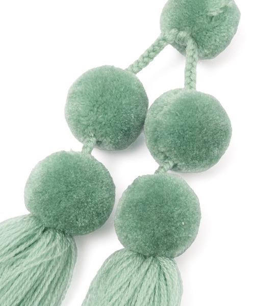 ROSE BUD（ローズバッド）の「Letra POM POM CHARM（チャーム・レディース・ブラウン/ブルー/パープル/グリーン/その他・M）」の9枚目の写真
