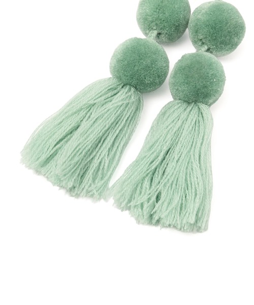ROSE BUD（ローズバッド）の「Letra POM POM CHARM（チャーム・レディース・ブラウン/ブルー/パープル/グリーン/その他・M）」の10枚目の写真