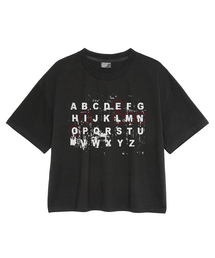 EL レッドサークル クロップ半袖Tシャツ 3カラー