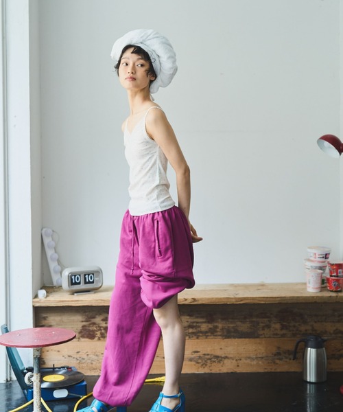 common gull products.（コモンガルプロダクツ）の「ひかりが薄い日のレースタンクトップ（タンクトップ・レディース・アイボリー/ホワイト系/ピンク系・フリー）」の15枚目の写真
