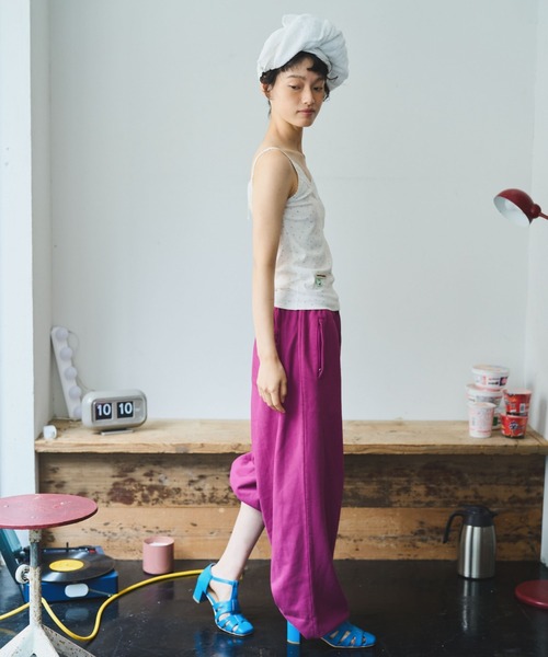 common gull products.（コモンガルプロダクツ）の「ひかりが薄い日のレースタンクトップ（タンクトップ・レディース・アイボリー/ホワイト系/ピンク系・フリー）」の18枚目の写真