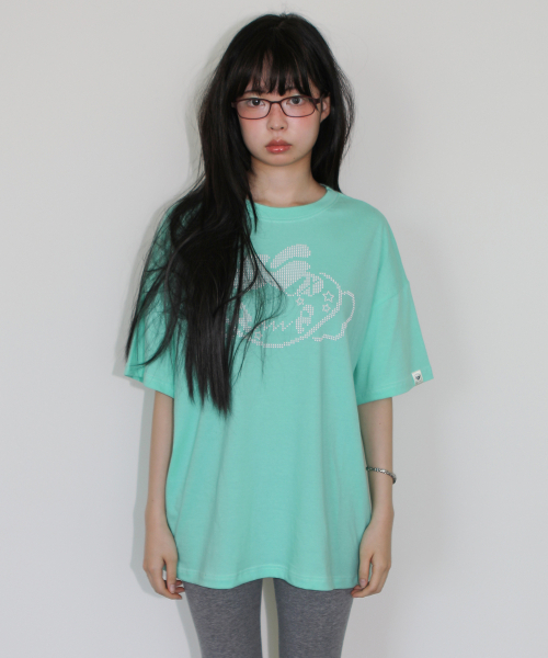 NOFFICIALNOFFICE(ノフィシャルノフィス)の「ラッキーベリー オーバーサイズティー ミント(Tシャツ/カットソー・レディース・その他・FREE)」の2枚目の写真
