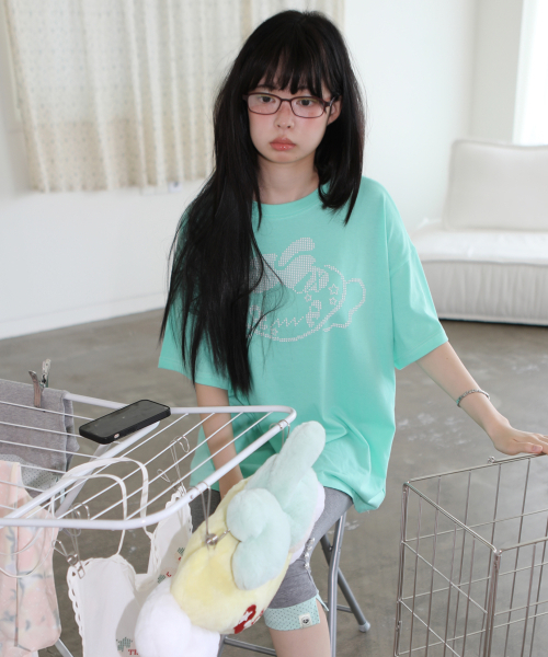 NOFFICIALNOFFICE(ノフィシャルノフィス)の「ラッキーベリー オーバーサイズティー ミント(Tシャツ/カットソー・レディース・その他・FREE)」の4枚目の写真