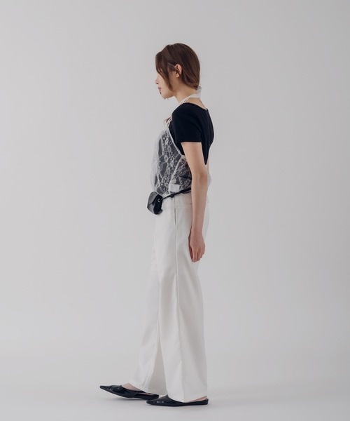MUHET(ミュエータ)の「2 way synthetic leather mini flap pouch / 2wayシンセティックレザーミニポーチ(ボディバッグ/ウエストポーチ・レディース・ブラウン/ブラック・FREE)」の5枚目の写真